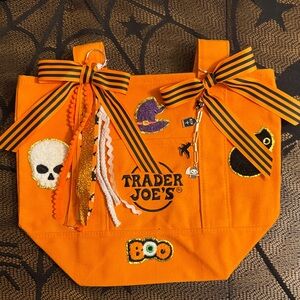 Orange Halloween Kids Mini Tote Bag